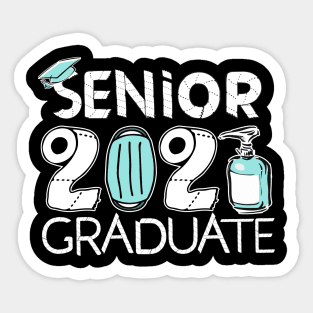 merch senior 2021 graduate Sticker